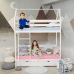 Двухъярусная кровать-домик Dreams Classic+ белая