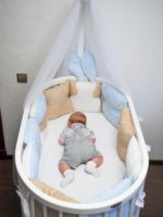 Круглая кровать-трансформер 8в1 Kinderie Dreams Premium (венге)