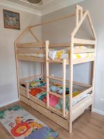 Двухъярусная кровать-домик Dreams Classic+ в натуральном цвете