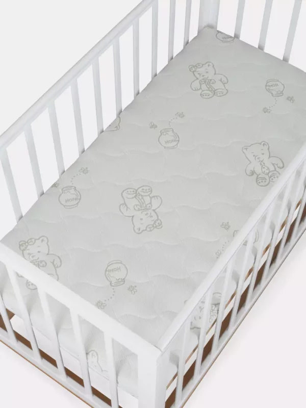 Кровать детская 120*60 MOW BABY "LILLA BASIC" (арт.772) Cloud White